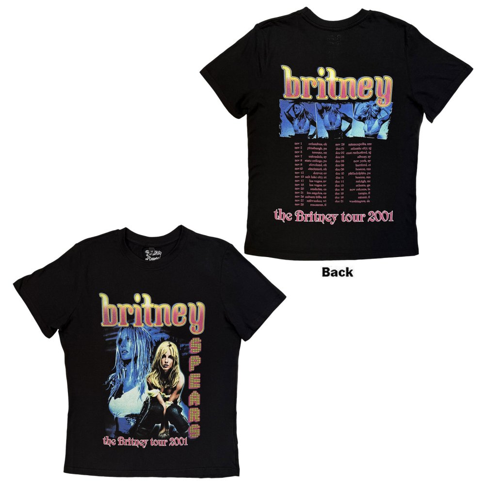 Britney Spears - Britney Tour Damen TShirt - Schwarz